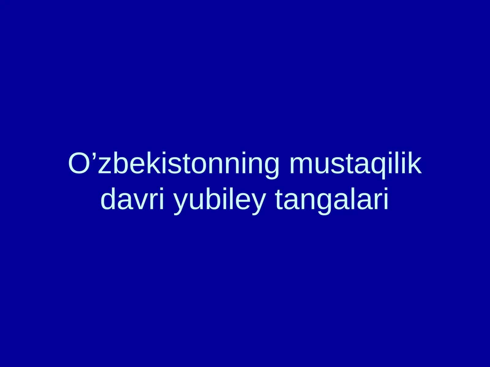 MUSTAQILLIKNING 10YILLIGIGA BAG’ISHLAB ZARB QILINGAN 100 SO’MLIK TANGALAR