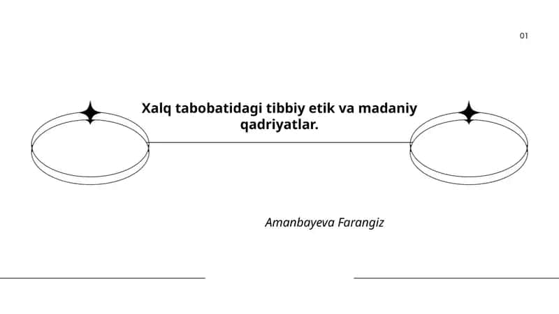 Xalq tabobatidagi tibbiy etik va madaniy qadriyatlar