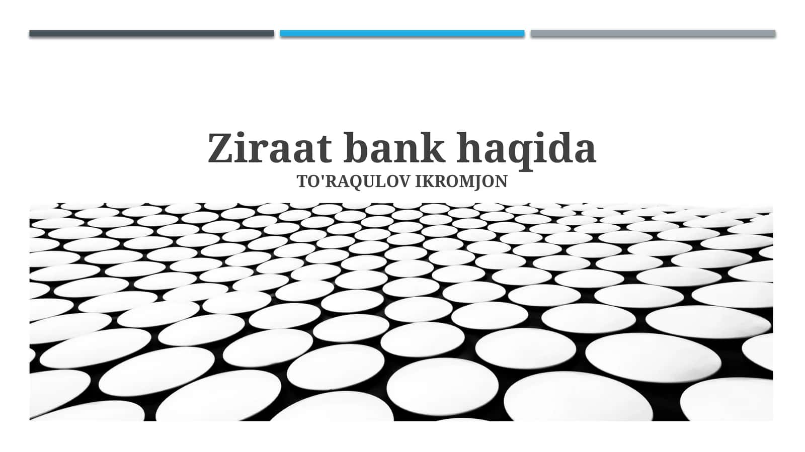 Ziraat bank haqida