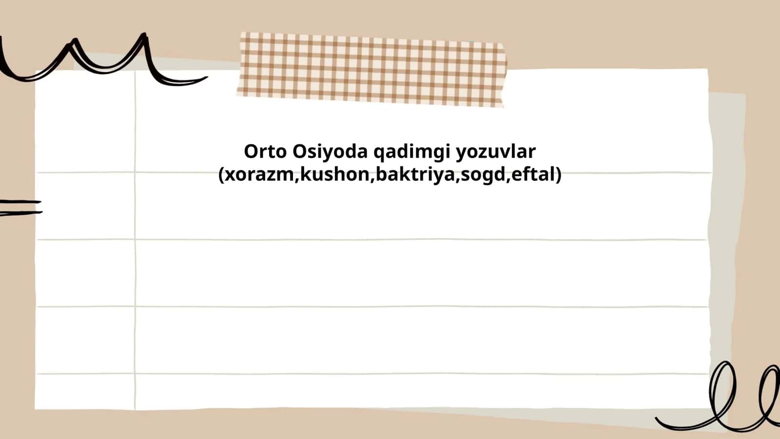 Xorazmiy yozuvlar