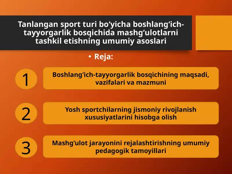Boshlang'ich-tayyorgarlik