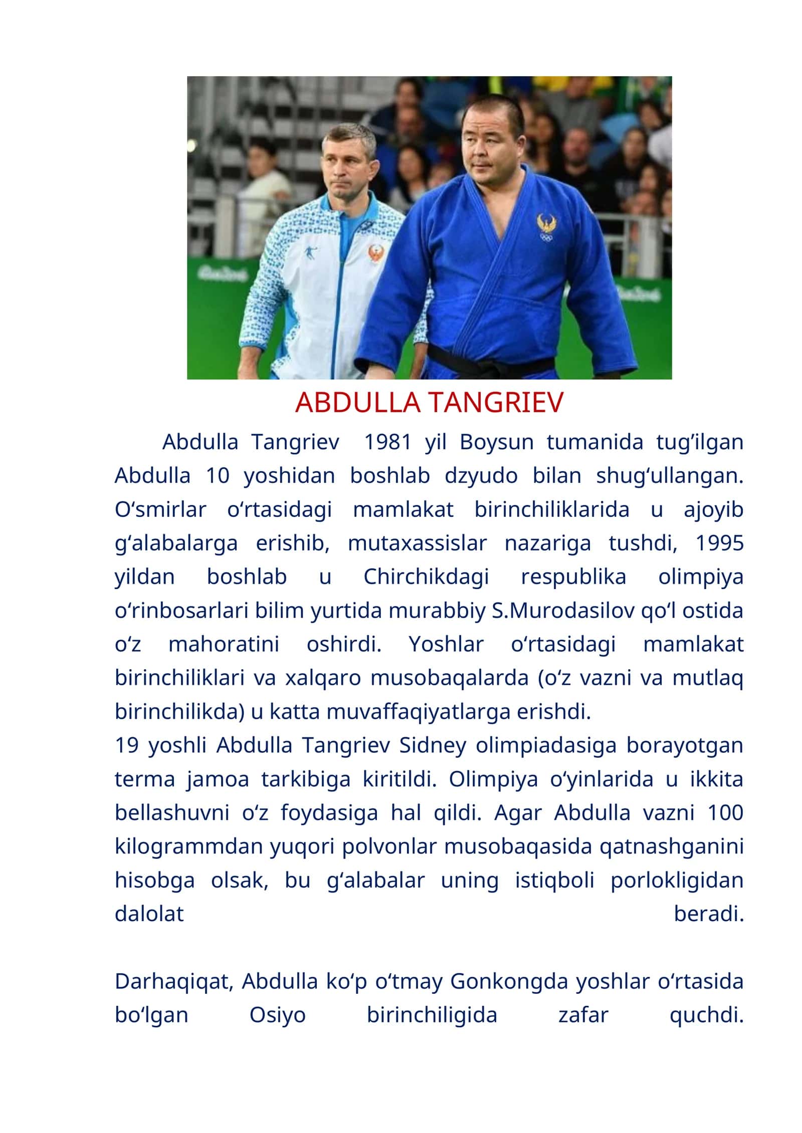 Abdulla Tangriev