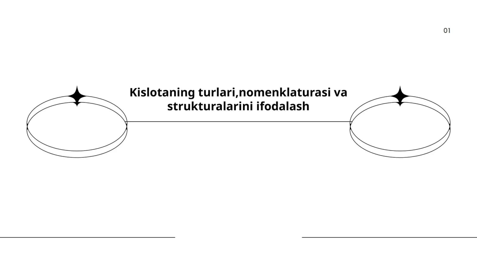 Kislotaning turlari,nomenklaturasi va strukturalarini ifodalash