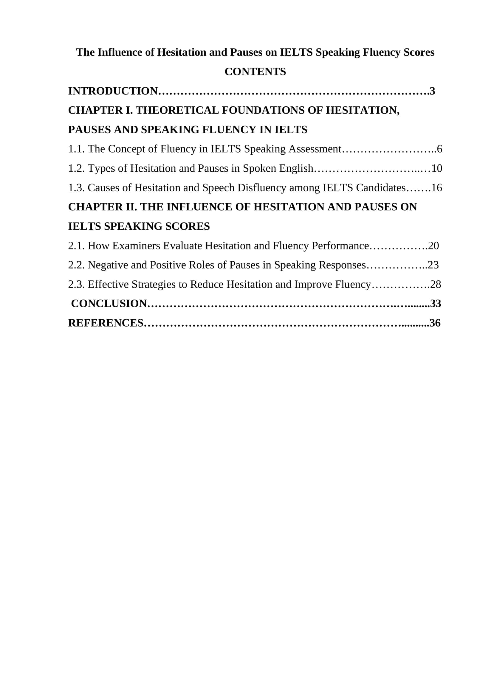 The Influence of Hesitation and Pauses on IELTS Speaking Fluency Scores