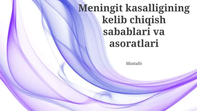 Meningitning sabablari