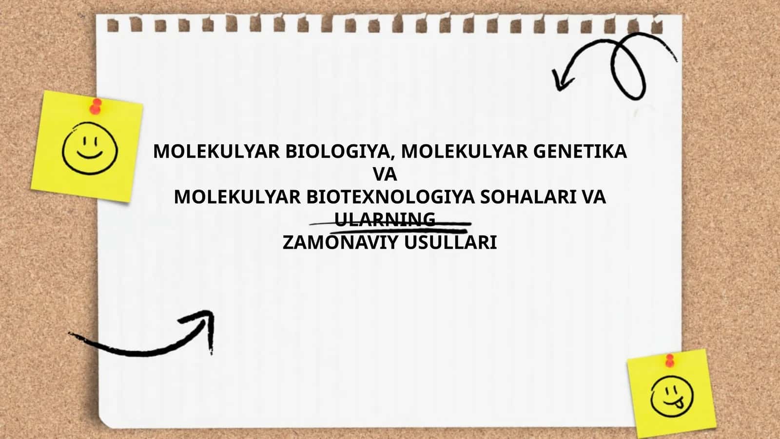 MOLEKULYAR BIOLOGIYA, MOLEKULYAR GENETIKA VA