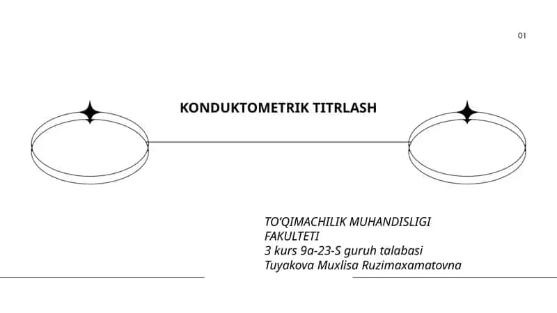 KONDUKTOMETRIK TITRLASH