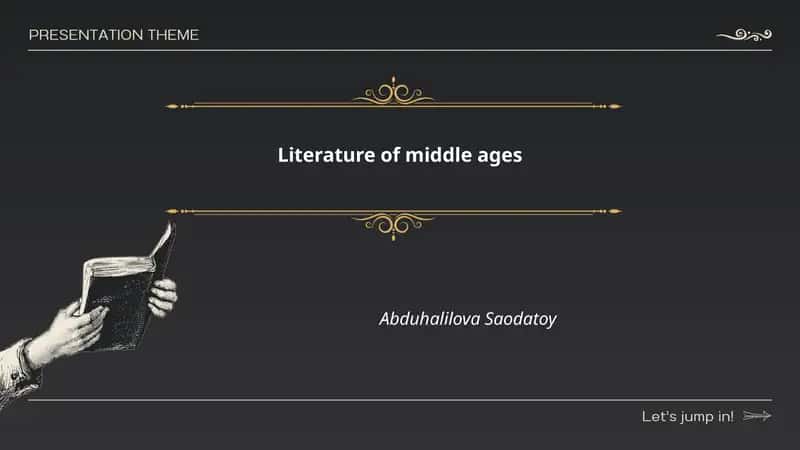 Literature of middle ages