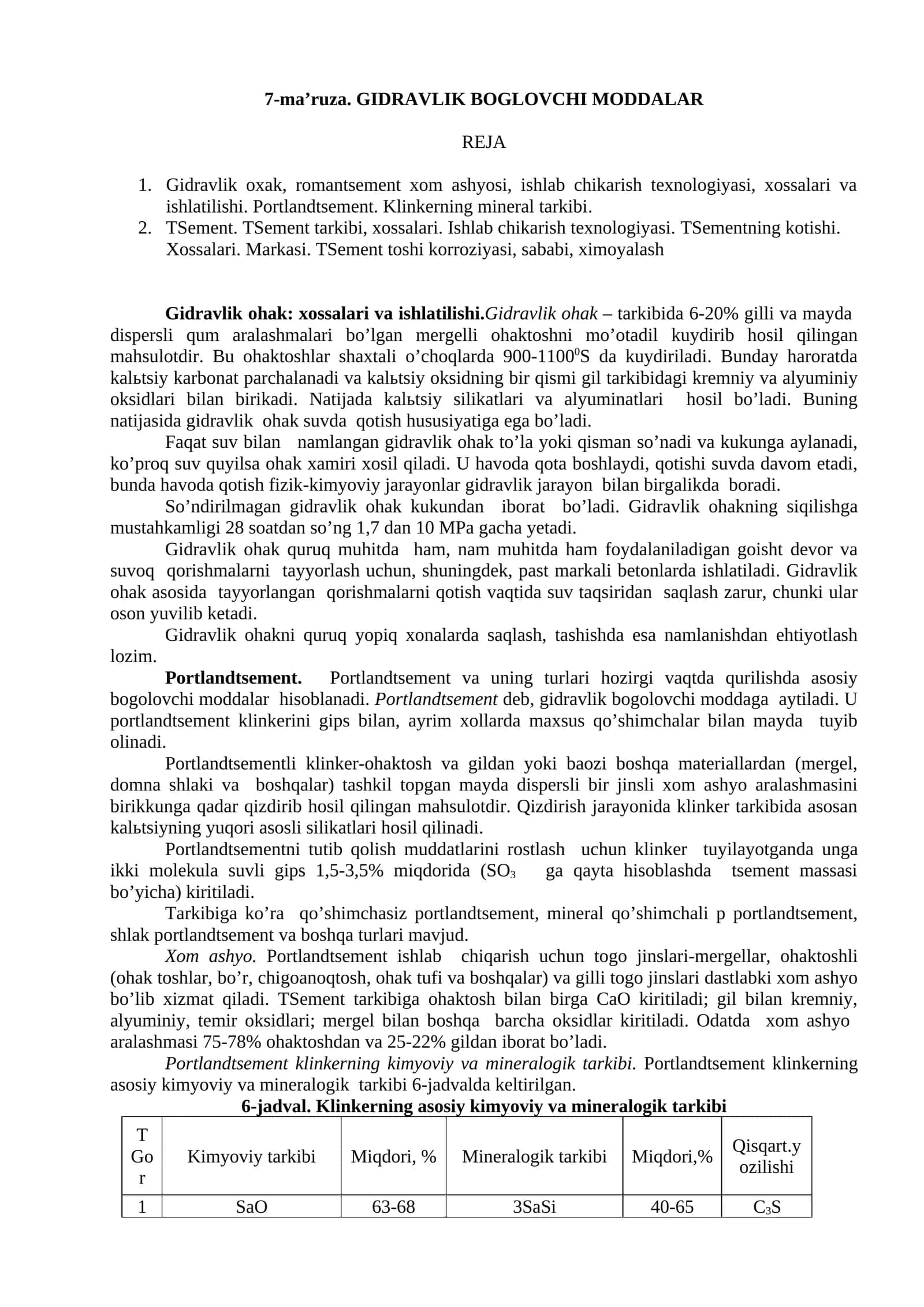 GIDRAVLIK BOGLOVCHI MODDALAR