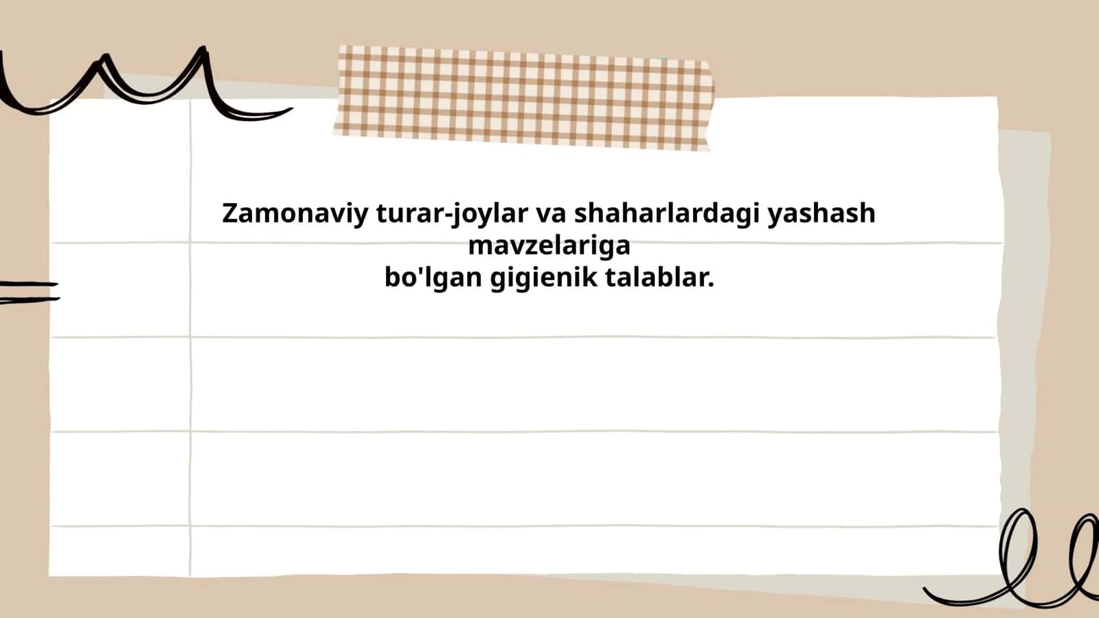 Turar-joy binolarining havalandirish tizimlari