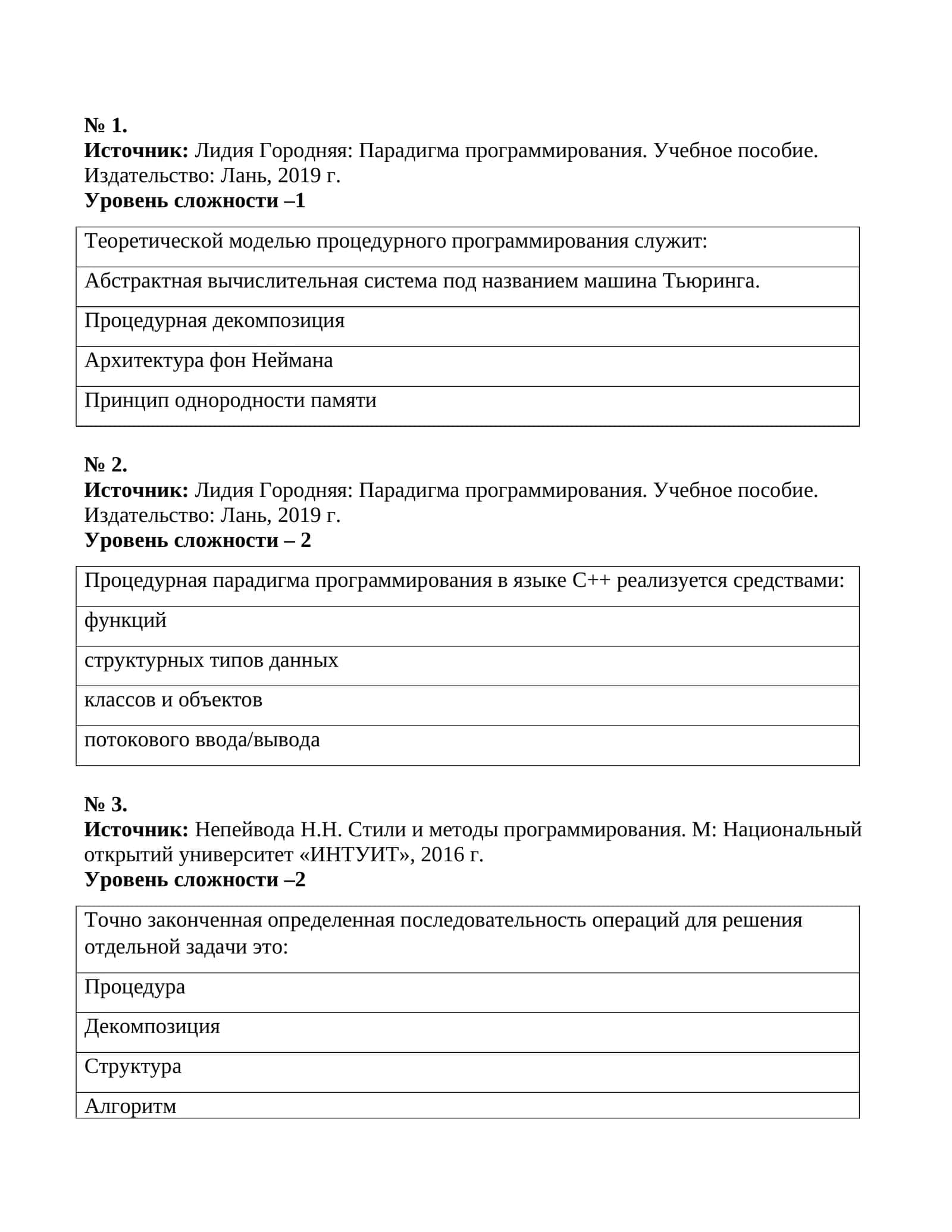 Парадигма программирования