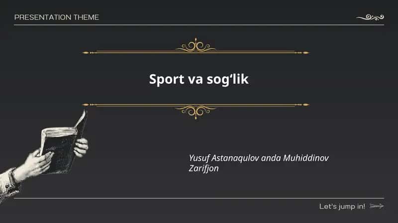 Sport va sogʻlik