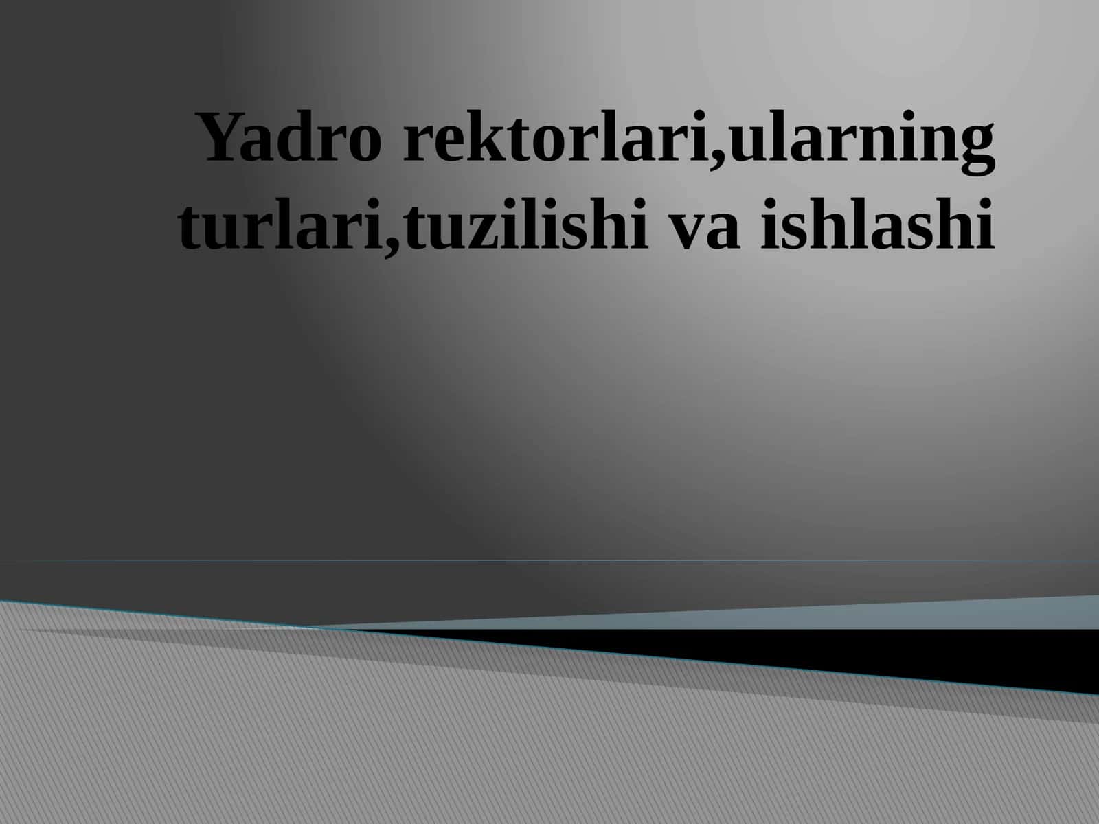 Yadro Reaktori