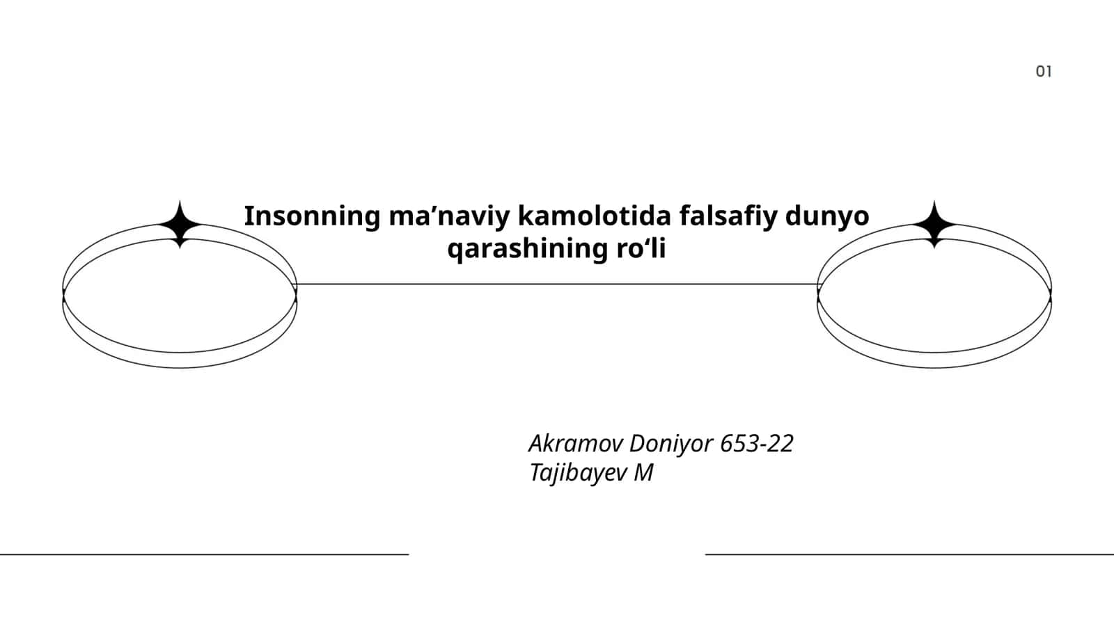Insonning maʼnaviy kamolotida falsafiy dunyo qarashining roʻli