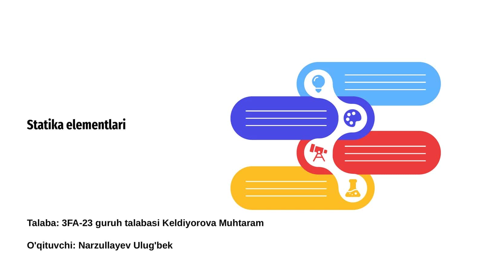 Statika elementlari
