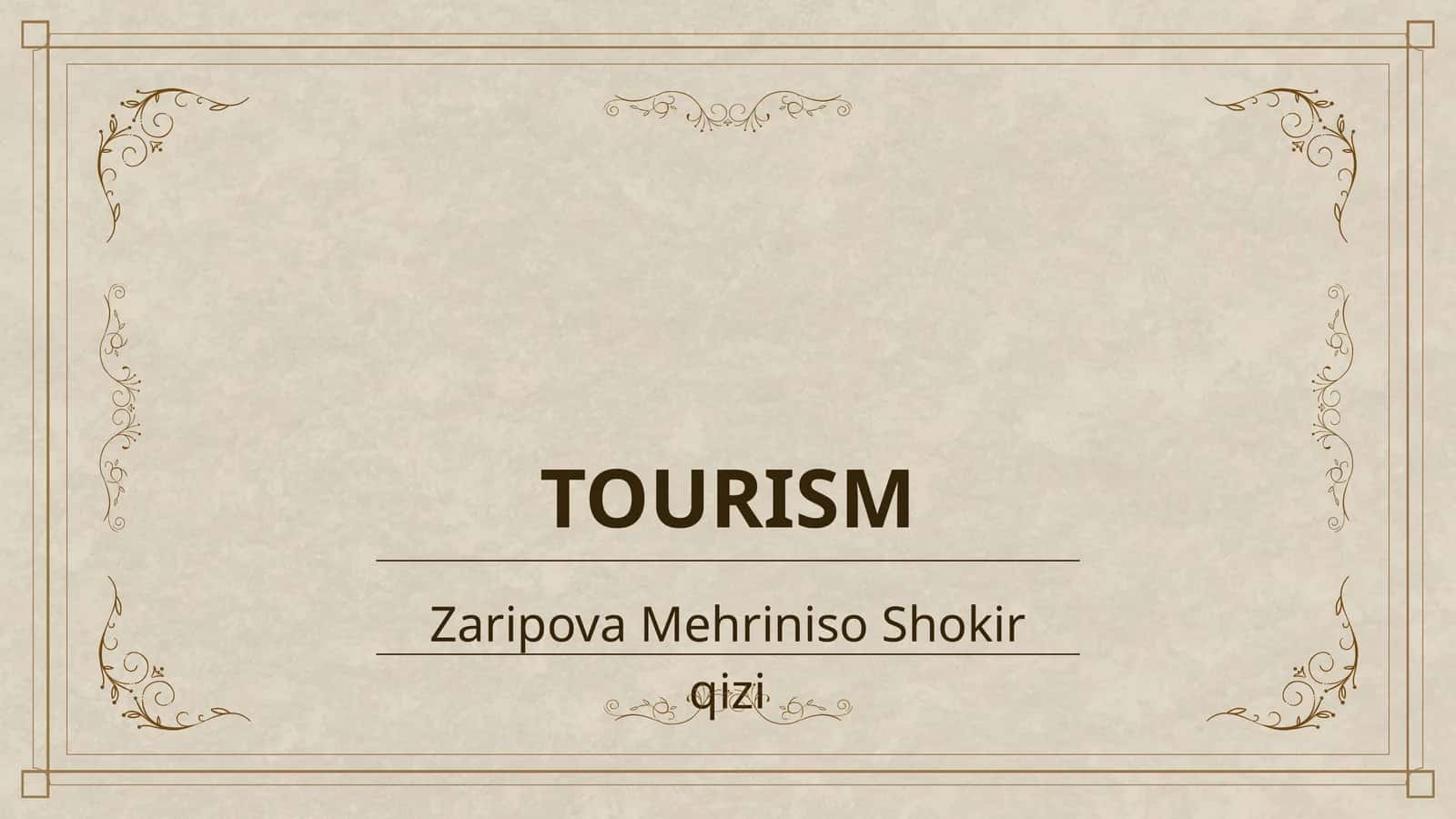 Global Tourism History Overview