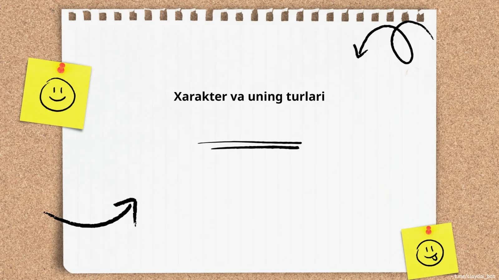 Xarakter va uning turlari