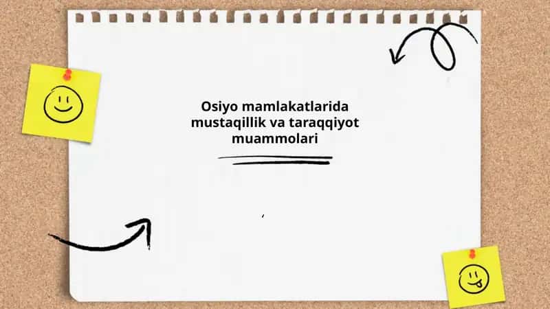 Mustaqillik va taraqqiyot muammolari