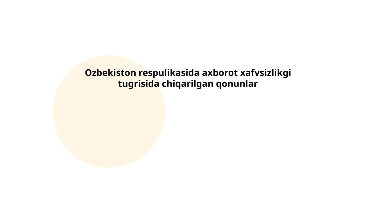 Axborot xavfsizligi siyosati