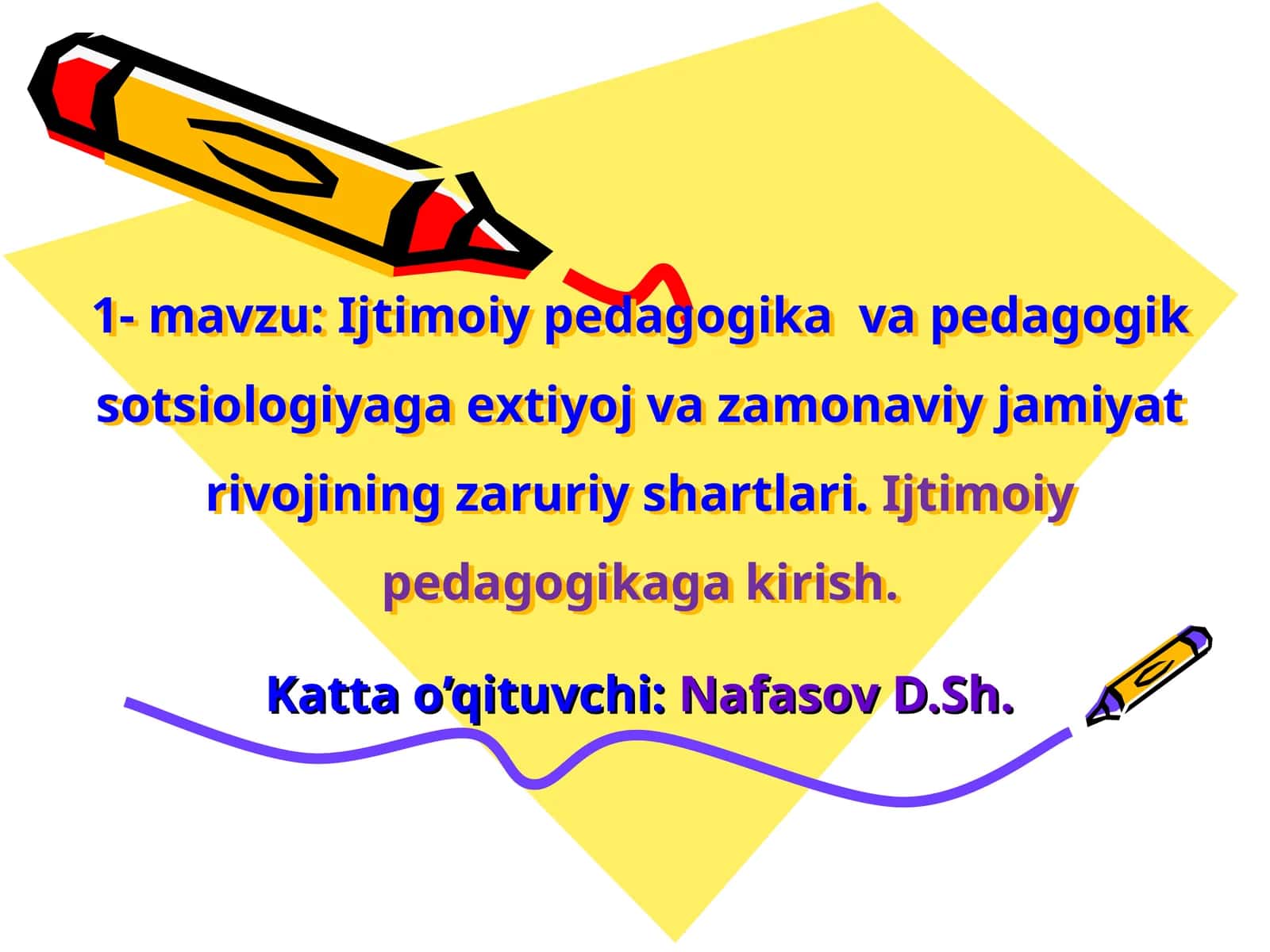 Ijtimoiy pedagogikaga kirish