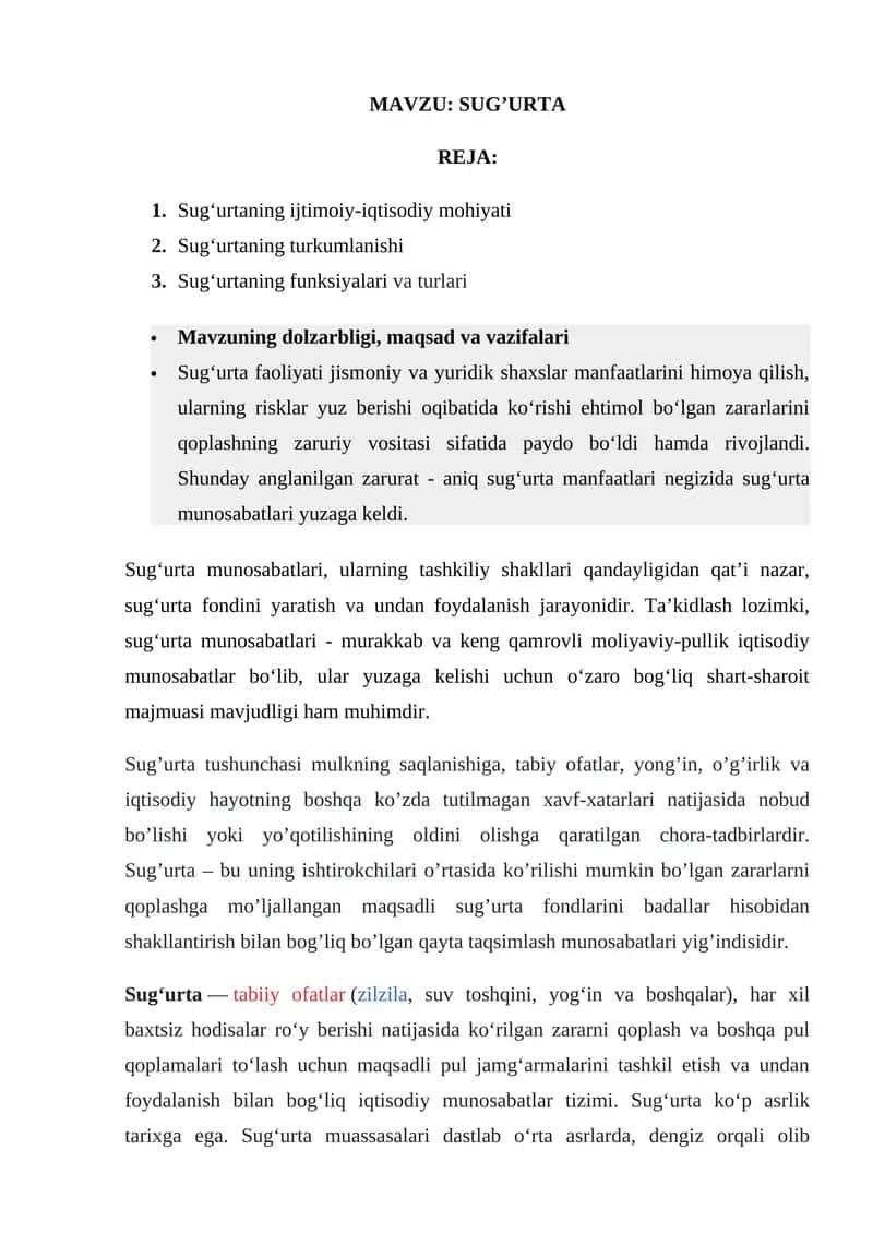 Sug'urta
