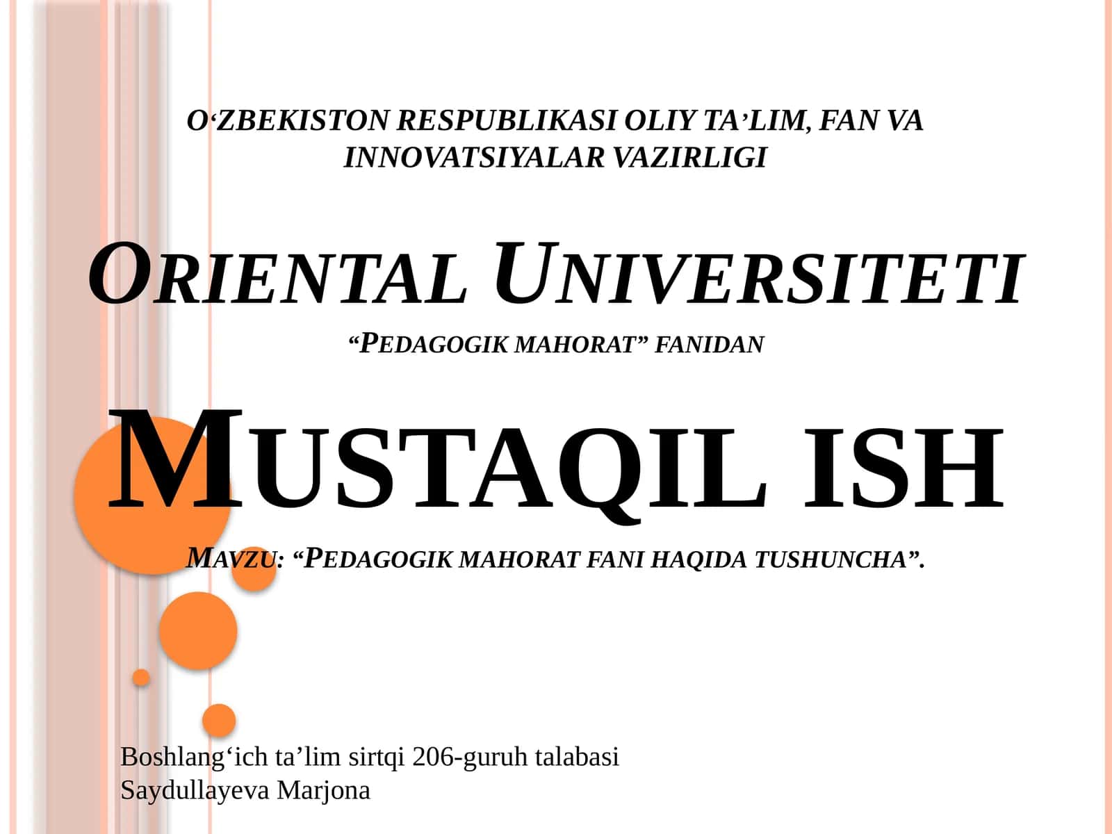 Pedagogik mahorat