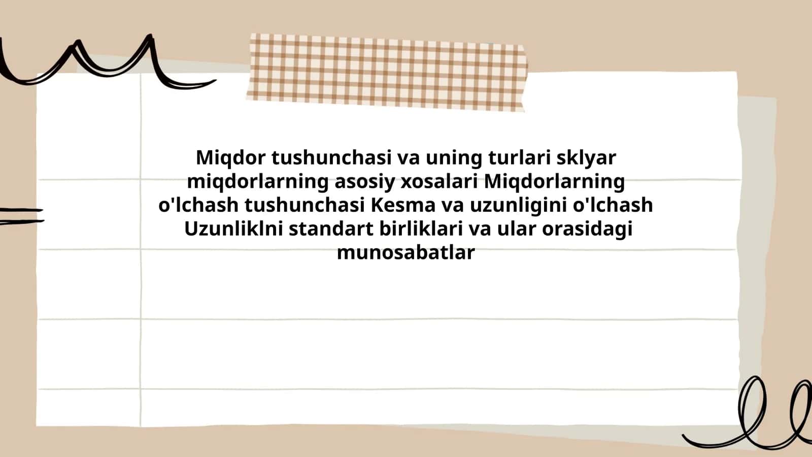 Miqdor tushunchasi va uning turlari sklyar