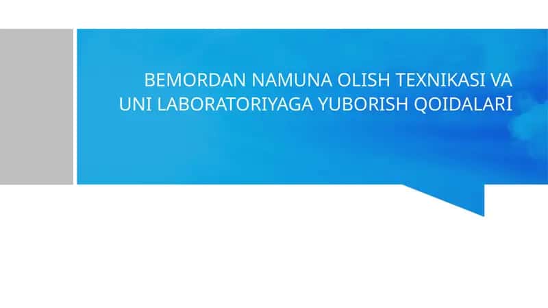 Mikrobilogiya fanidan kerakli slayt