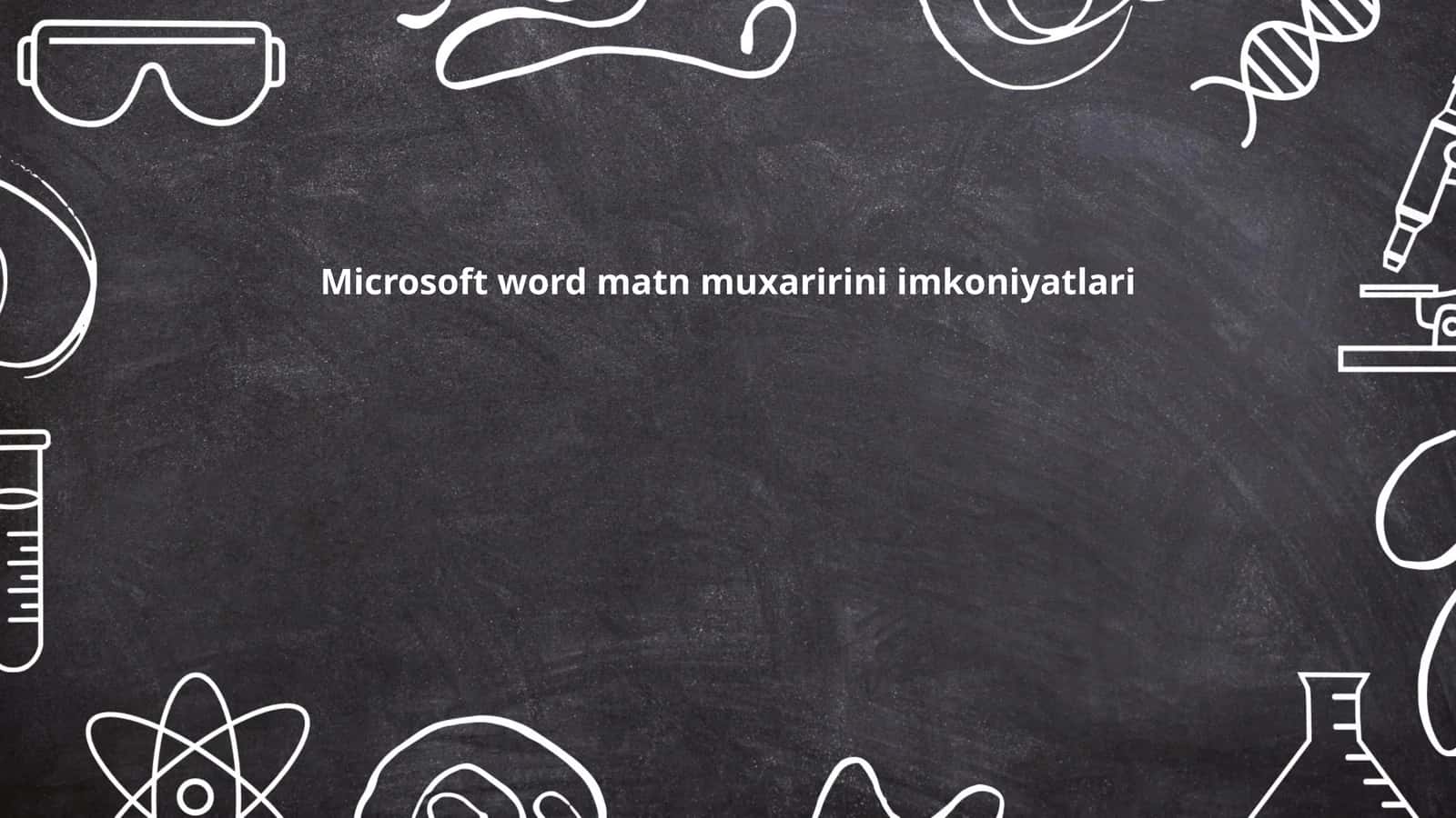 Matn formatlash imkoniyatlari