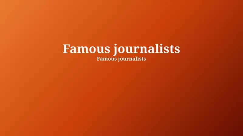 The World of Journalism: Foundation and Impact