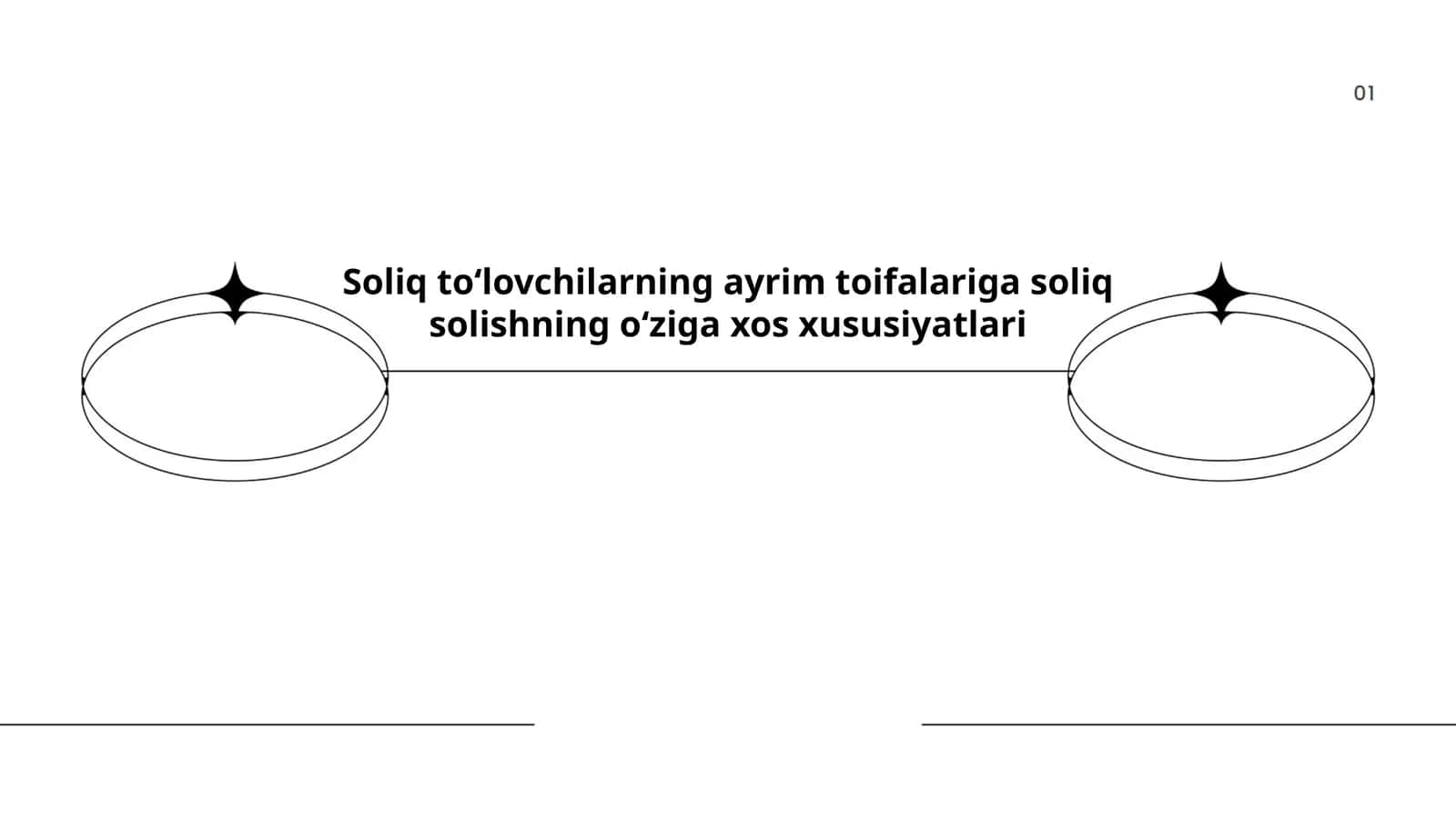 Soliq toʻlovchilarning ayrim toifalariga soliq solishning oʻziga xos xususiyatlari
