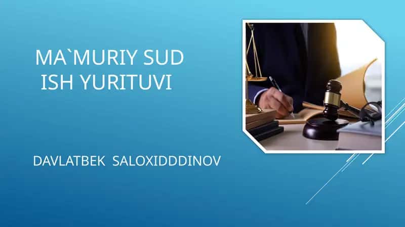 Ma`muriy sud ishyurituvi