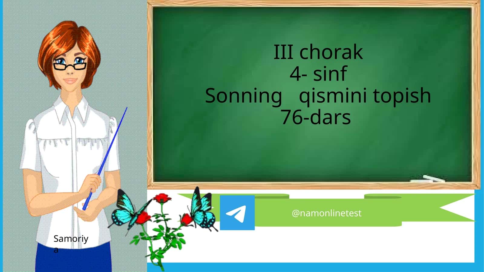 Sonning qismini topish