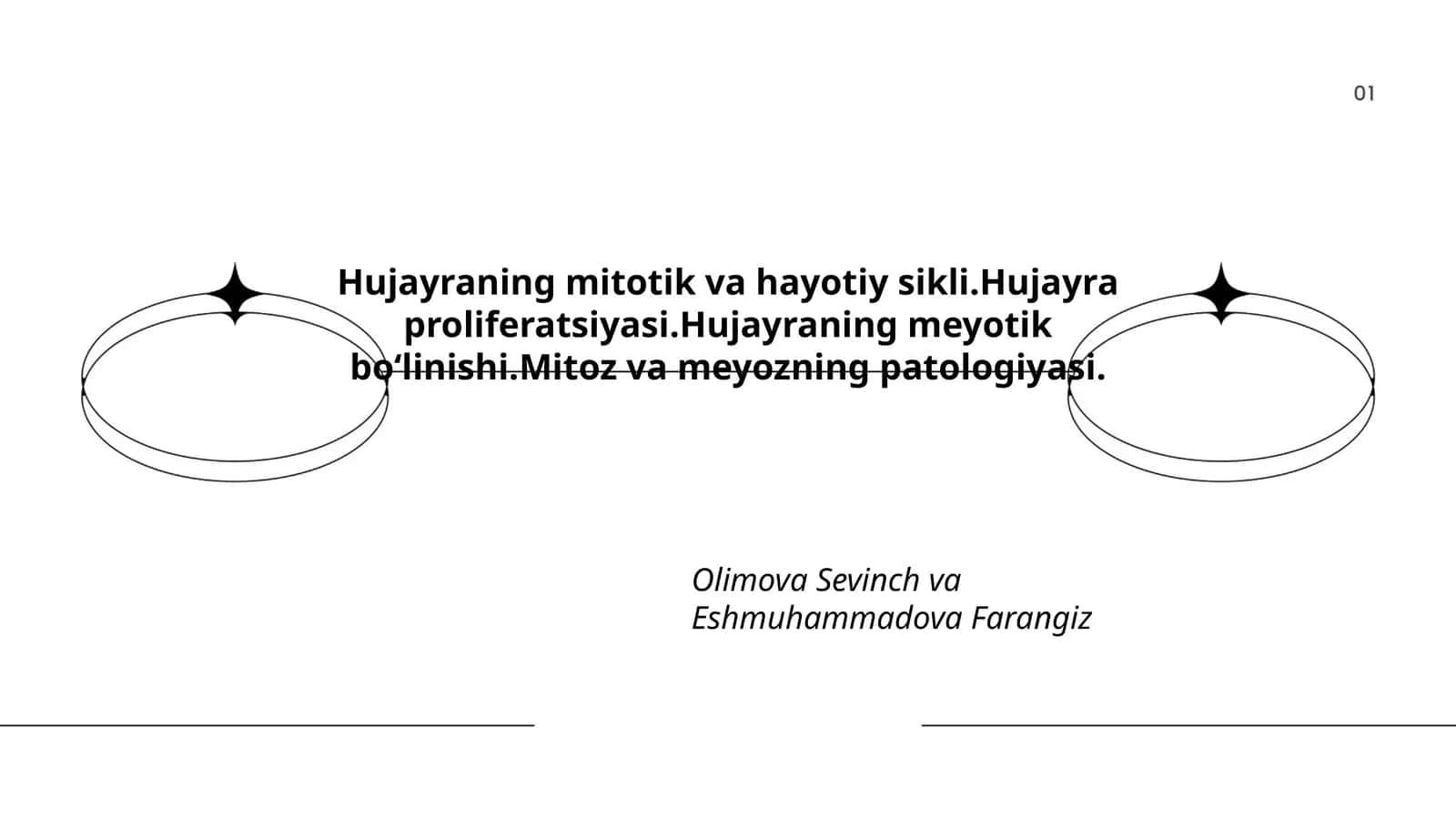 Hujayraning mitotik va hayotiy sikli