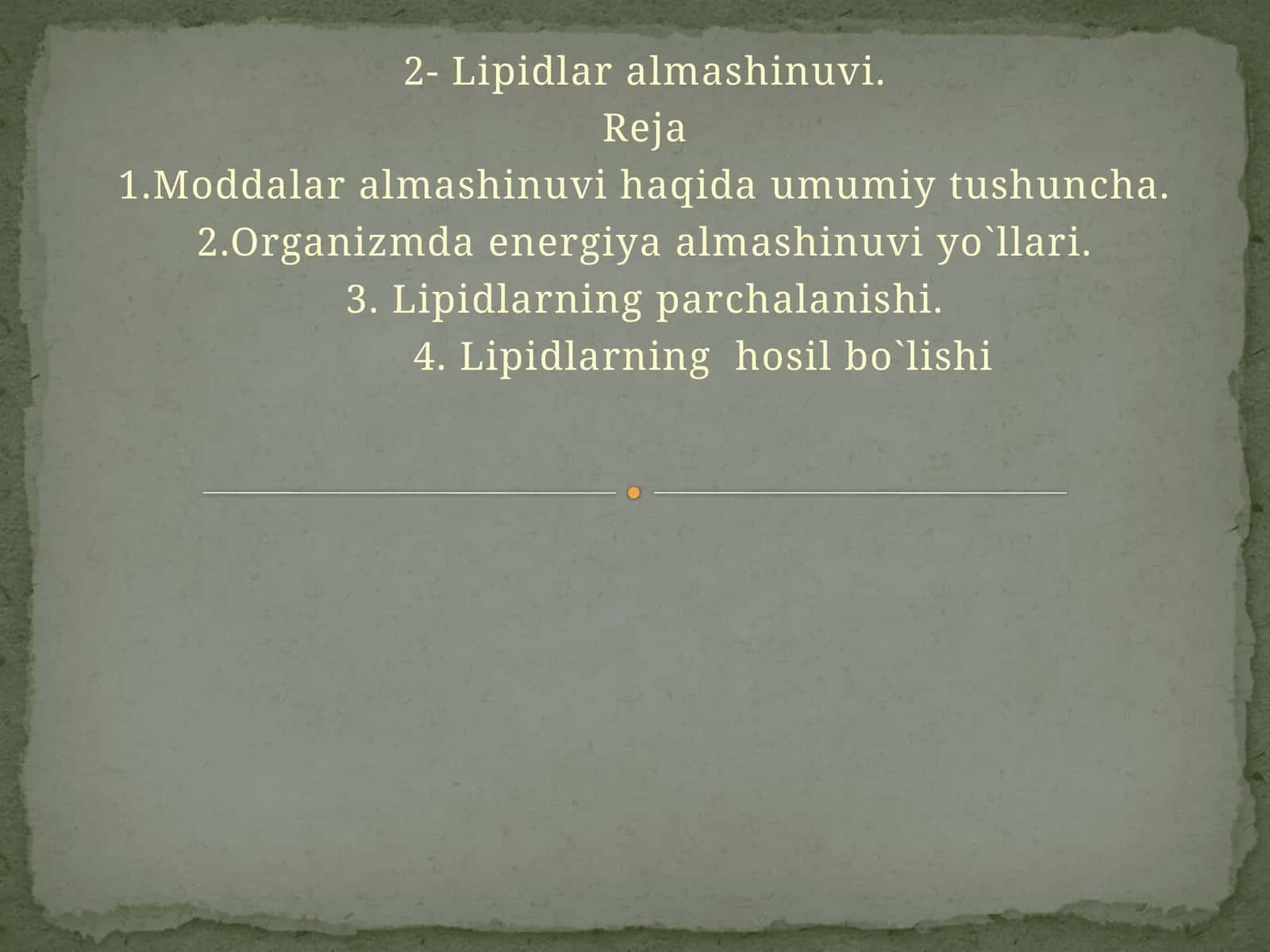Lipidlar almashinuvi