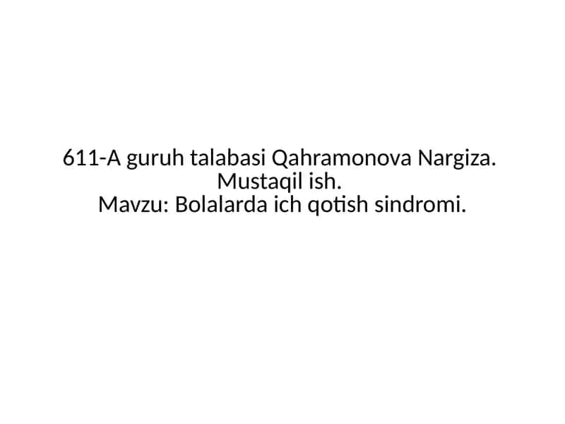 Ich qotish va qabziyat