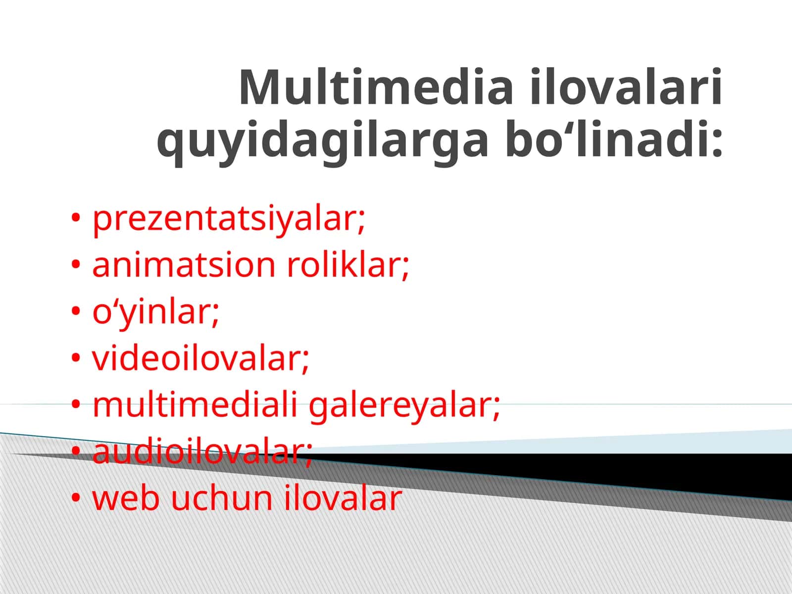 Multimedialitexnologiya