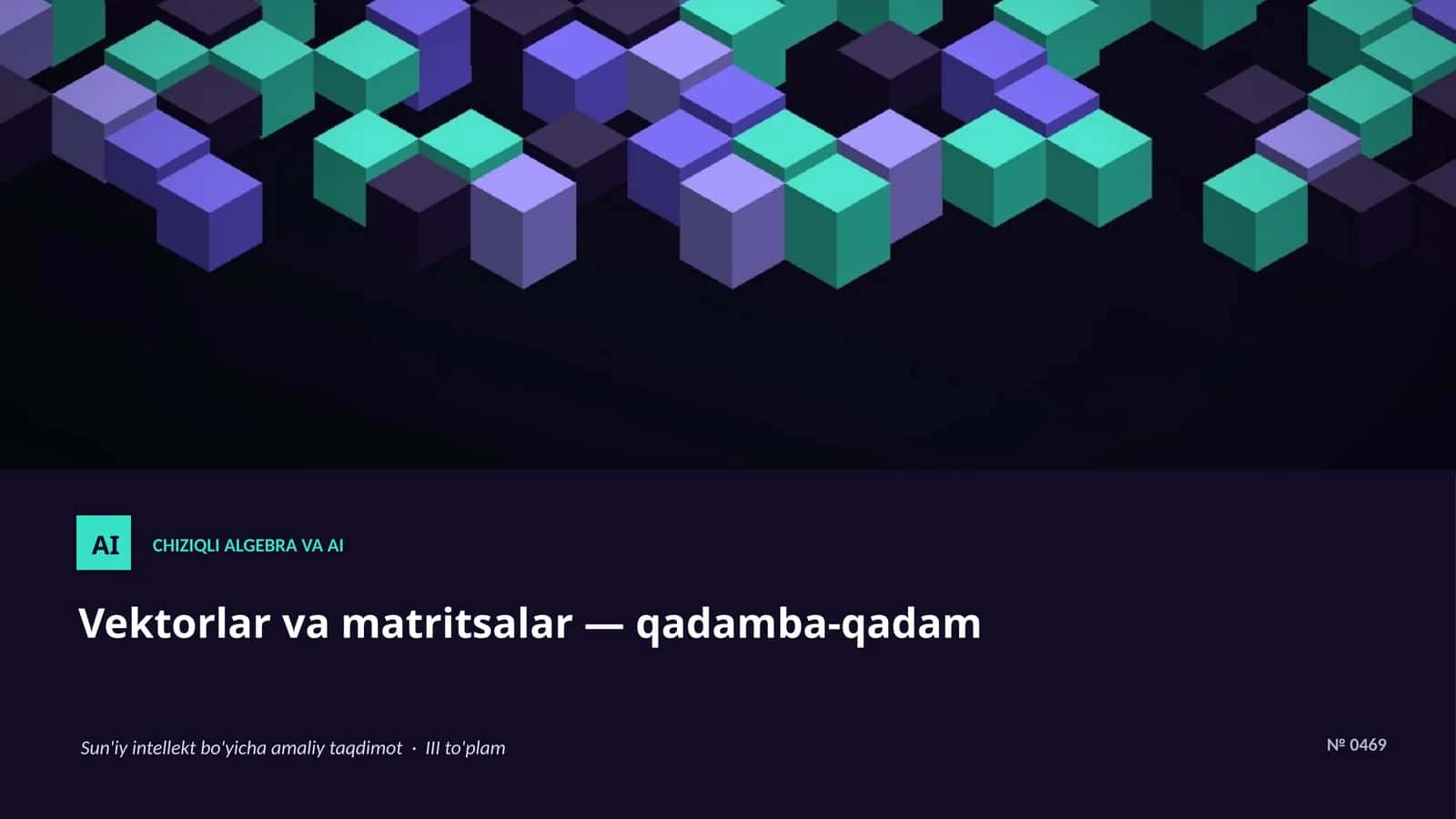 Chiziqli Algebra VA AI
