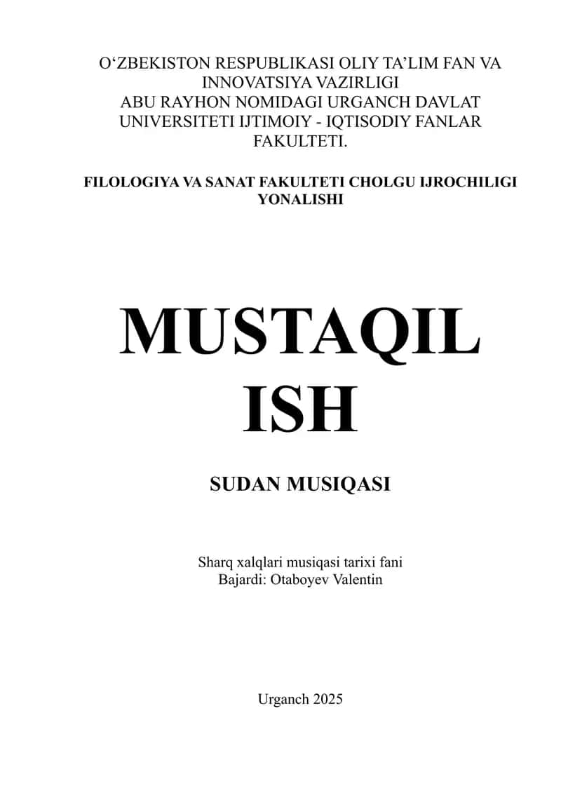 Sudan Musiqasi