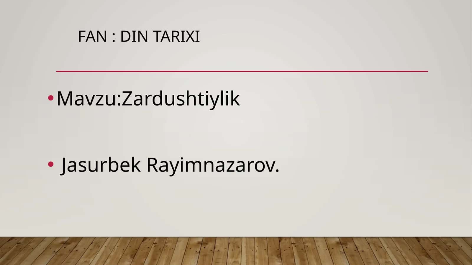 Zardushtiylik