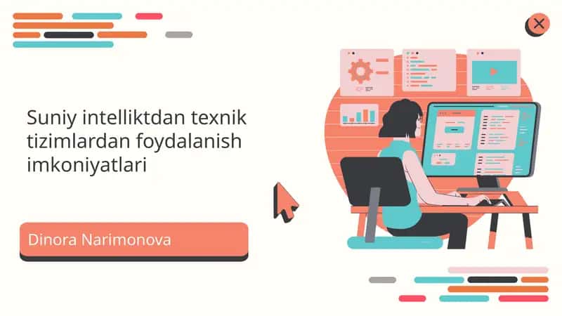 Suniy intelliktdan texnik tizimlardan foydalanish imkoniyatlari