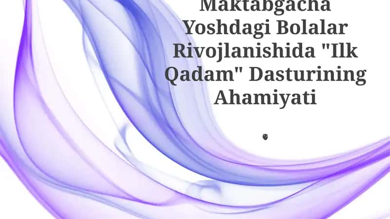 Ilk Qadam Dasturi