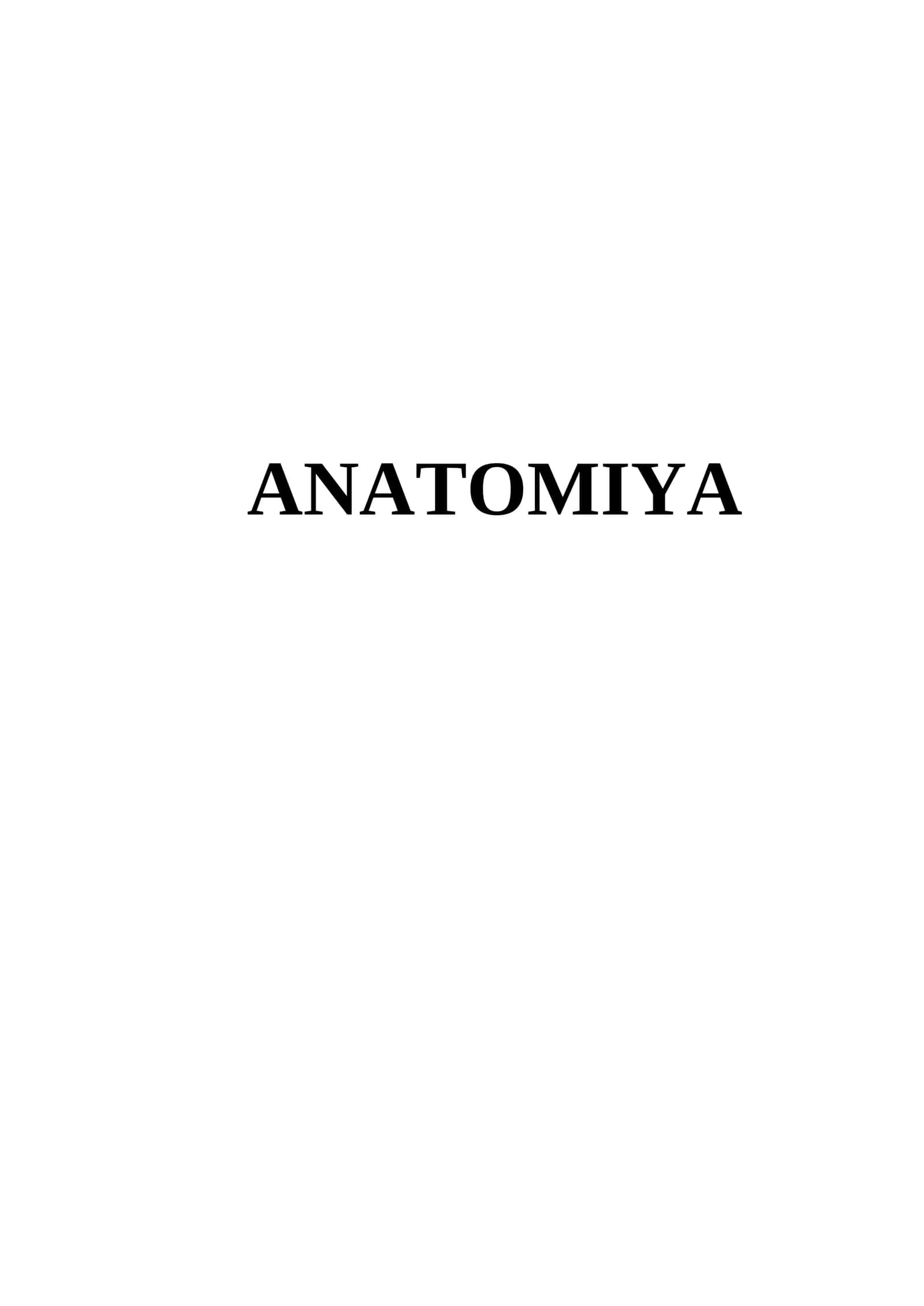 Anatomiya ruscha savollar javoblari bilan