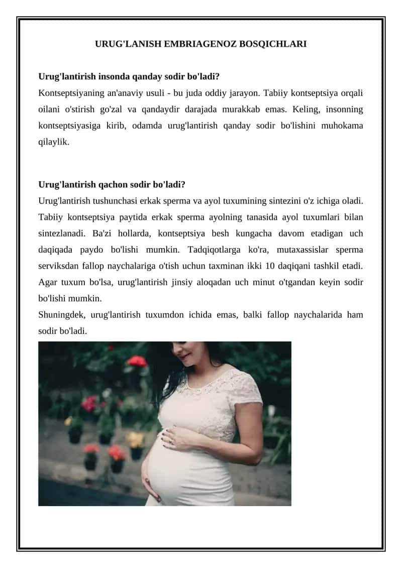 URUG'LANISH EMBRIAGENOZ BOSQICHLARI