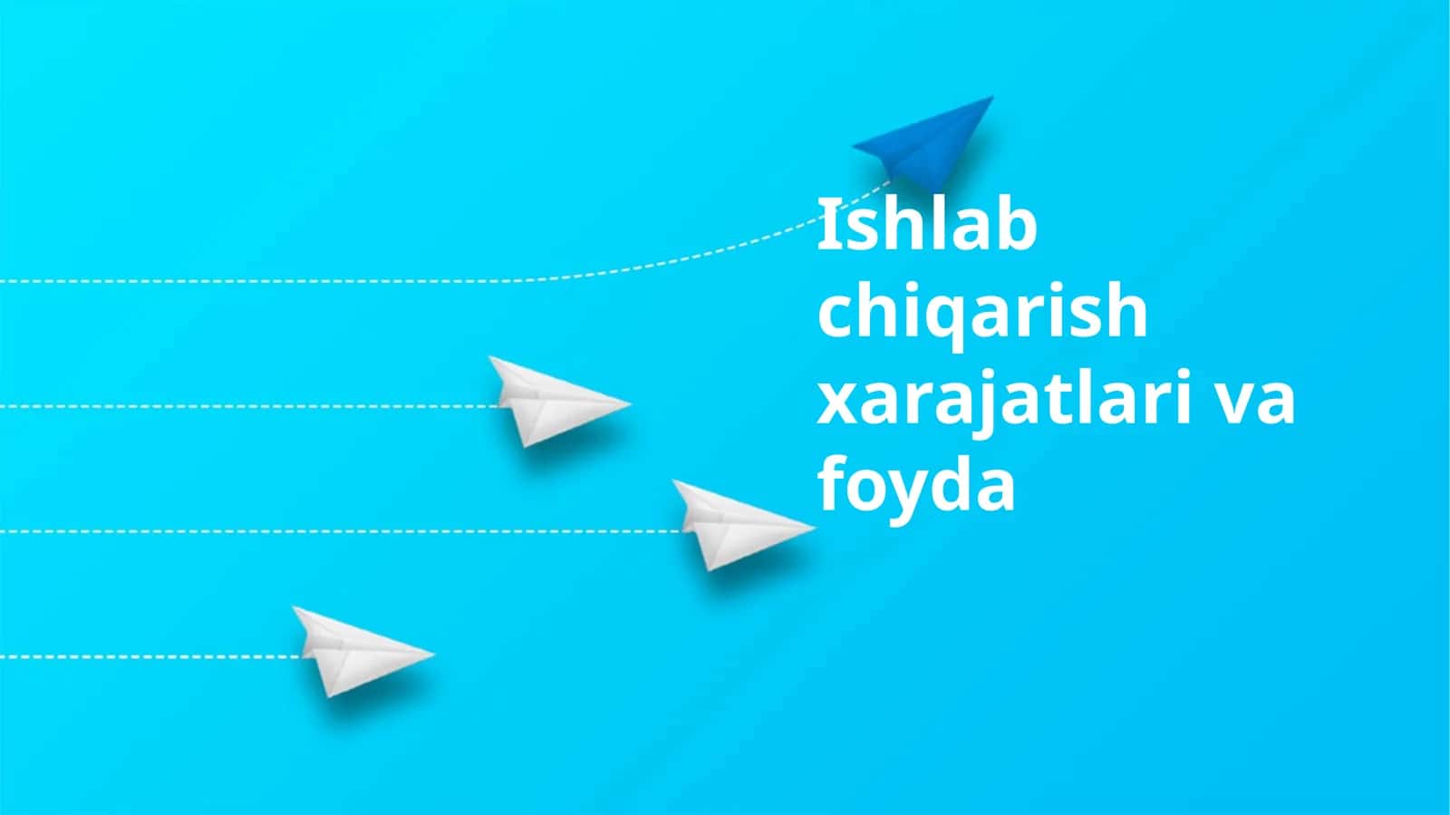 Ishlabchiqarishxarajatlarivafoyda