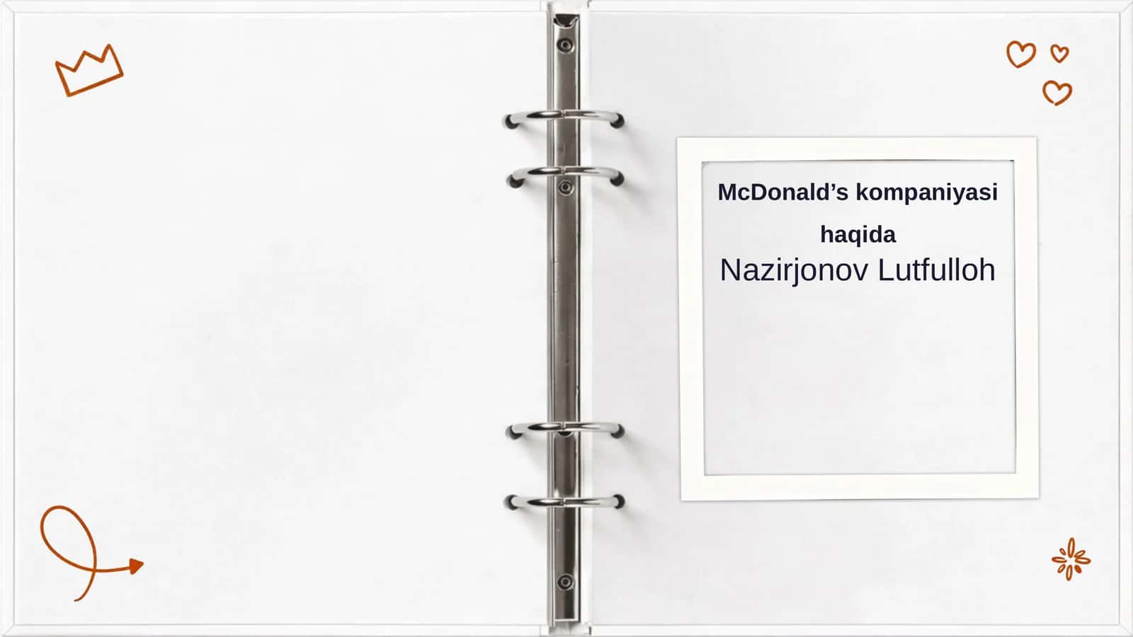 McDonald's kompaniyasi haqida