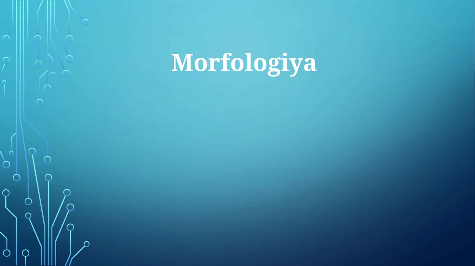Morfologiya