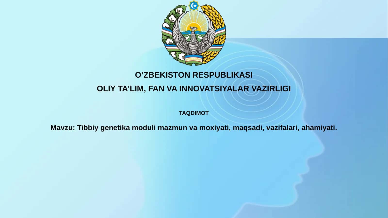 Tibbiy genetika moduli