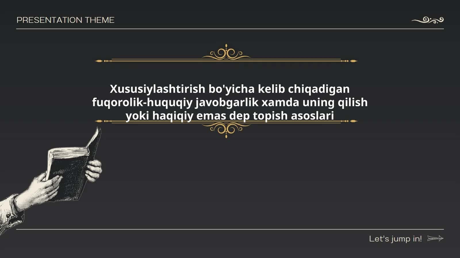 Xususiylashtirish bo'yicha kelib chiqadigan fuqorolik-huquqiy javobgarlik xamda uning qilish yoki haqiqiy emas dep topish asoslari