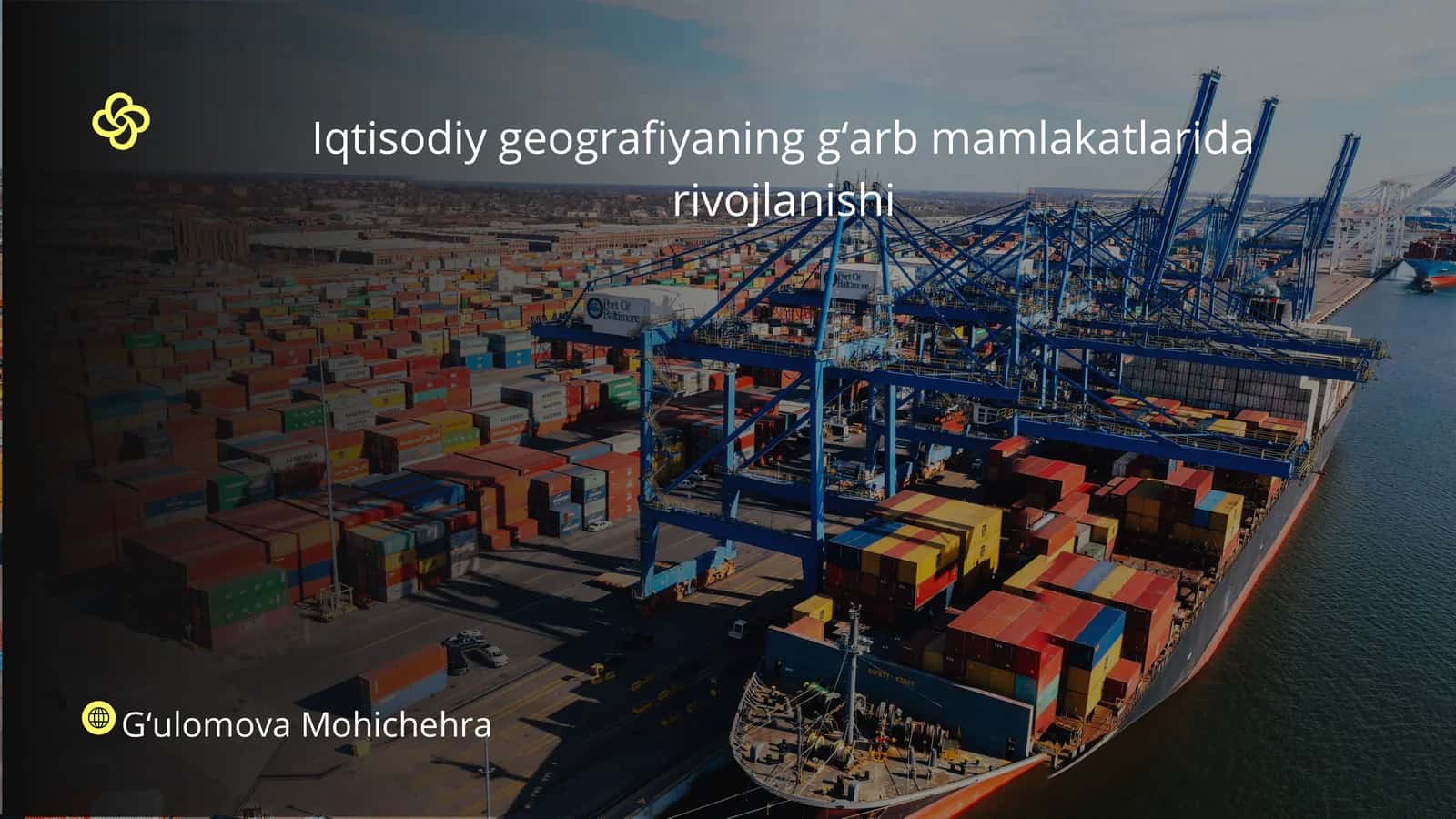 Iqtisodiy geografiyaning g‘arb mamlakatlarida rivojlanishi